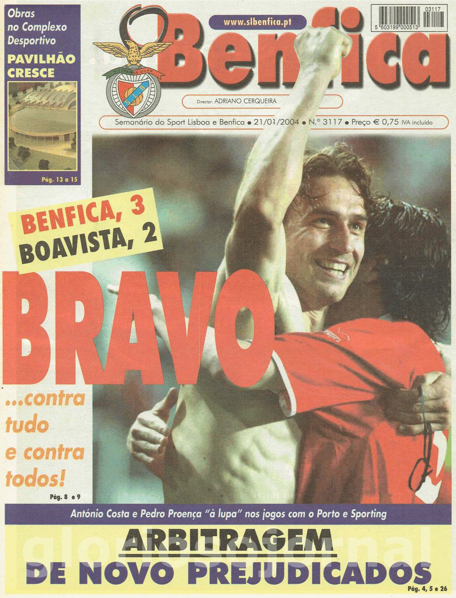 jornal o benfica 3117 2004-01-21